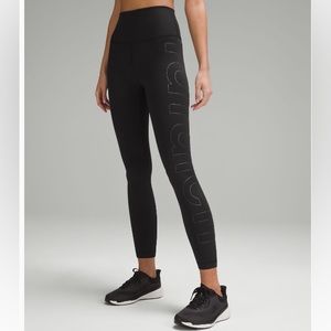 lululemon Wunder Train High-Rise Tight 25” *Graphic - Size 8 NWT